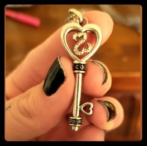 Open Heart key Pendant